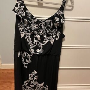 Style & Co Black & White Dress